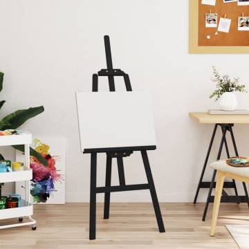  Easel Stand Black 53.5x95x127 cm Solid Wood Pine