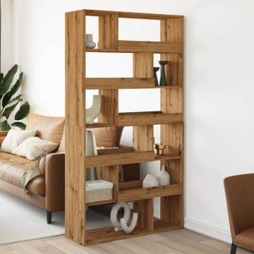  Room Divider Artisian Oak 100x33x187.5 cm Engineered Wood