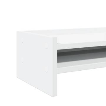  Monitor Stand White 42x24x16 cm Engineered Wood