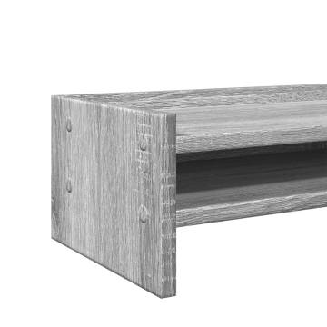  Monitor Stand Grey Sonoma 42x24x16 cm Engineered Wood