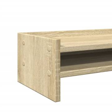  Monitor Stand Sonoma Oak 42x24x16 cm Engineered Wood