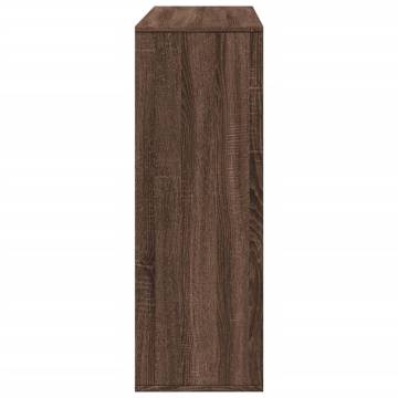  Room Divider Brown Oak 100x33x94.5 cm Engineered Wood