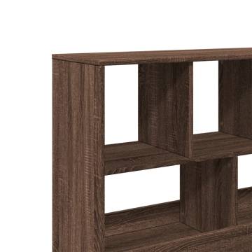  Room Divider Brown Oak 100x33x94.5 cm Engineered Wood