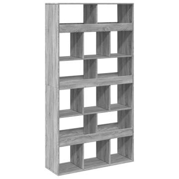  Room Divider Grey Sonoma 100x33x187.5 cm Engineered Wood