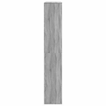  Room Divider Grey Sonoma 100x33x187.5 cm Engineered Wood