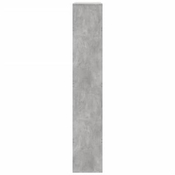  Room Divider Concrete Grey 100x33x187.5 cm Engineered Wood