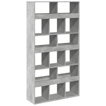  Room Divider Concrete Grey 100x33x187.5 cm Engineered Wood