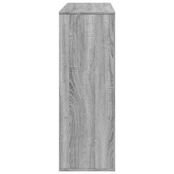  Bookcase Grey Sonoma 100x33x94.5 cm Engineered Wood