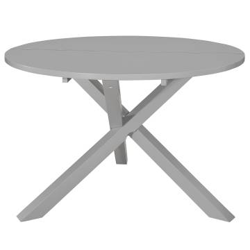  Dining Table Grey 120x75 cm MDF