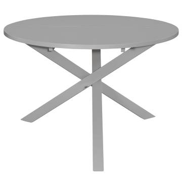  Dining Table Grey 120x75 cm MDF