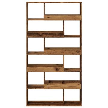  Bookcase Old Wood 100x33x187.5 cm Engineered Wood