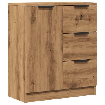  Sideboard Artisan Oak 60x30x70 cm Engineered Wood