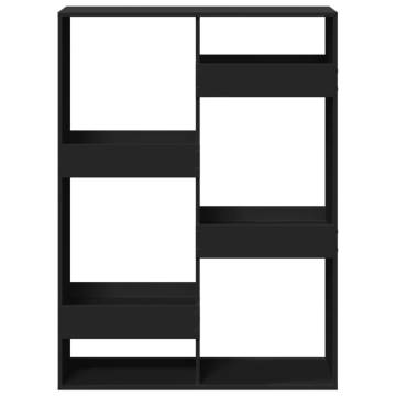  Room Divider Black 100x33x135 cm Engineered Wood