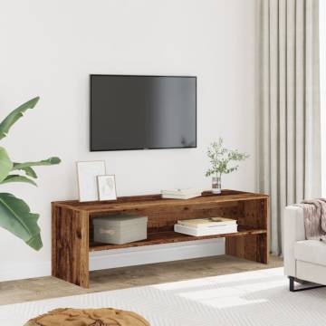  TV Cabinet Old Wood 120x40x40 cm Engineered Wood