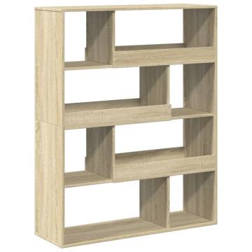  Room Divider Sonoma Oak 100x33x125.5 cm Engineered Wood