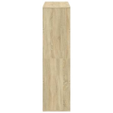  Room Divider Sonoma Oak 100x33x125.5 cm Engineered Wood