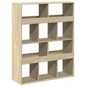  Room Divider Sonoma Oak 100x33x125.5 cm Engineered Wood