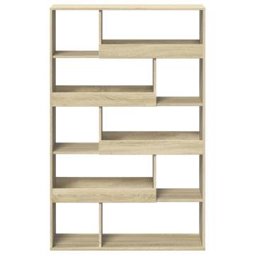  Bookcase Sonoma Oak 100x33x156.5 cm Engineered Wood