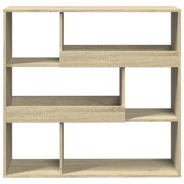  Book CabinetRoom Divider Sonoma Oak 100x33x94.5 cm