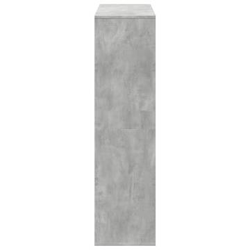  Room Divider Concrete Grey 100x33x125.5 cm Engineered Wood