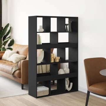  Room Divider Black 100x33x156.5 cm Engineered Wood