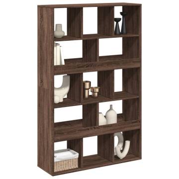  Room Divider Brown Oak 100x33x156.5 cm Engineered Wood