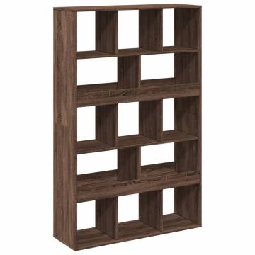  Room Divider Brown Oak 100x33x156.5 cm Engineered Wood