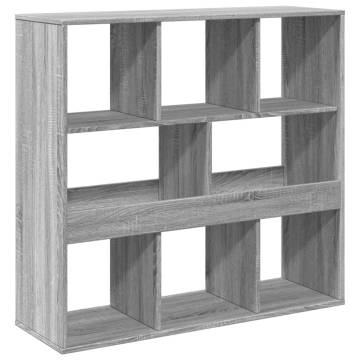  Room Divider Grey Sonoma 100x33x94.5 cm Engineered Wood