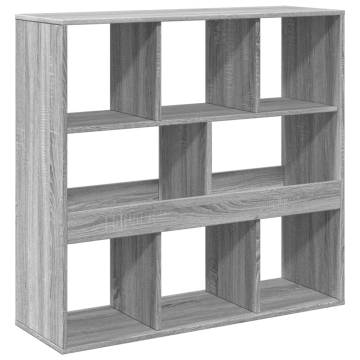  Room Divider Grey Sonoma 100x33x94.5 cm Engineered Wood