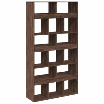  Room Divider Brown Oak 100x33x187.5 cm Engineered Wood