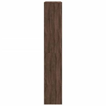  Room Divider Brown Oak 100x33x187.5 cm Engineered Wood