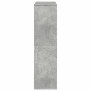  Room Divider Concrete Grey 100x33x125.5 cm Engineered Wood