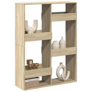  Room Divider Sonoma Oak 100x33x135 cm Engineered Wood