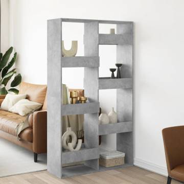  Room Divider Concrete Grey 100x33x175 cm Engineered Wood