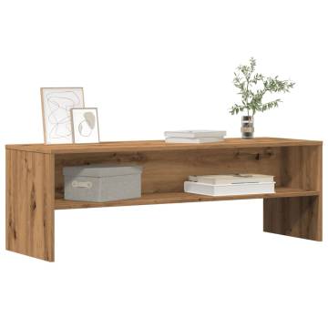  TV Cabinet Artisian Oak 120x40x40 cm Engineered Wood