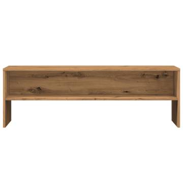  TV Cabinet Artisian Oak 120x40x40 cm Engineered Wood