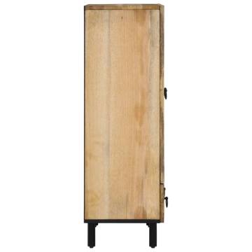  Highboard 60x33x100 cm Solid Wood Mango