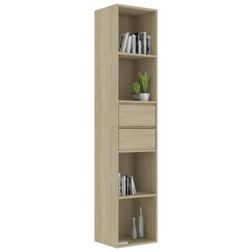 Book Cabinet Sonoma Oak 36x30x171 cm Engineered Wood