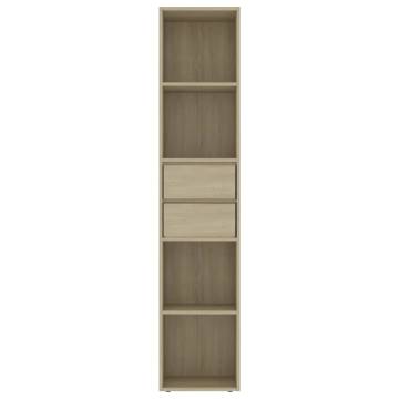 Book Cabinet Sonoma Oak 36x30x171 cm Engineered Wood