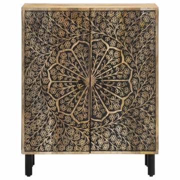  Side Cabinet 60x33x75 cm Solid Wood Mango