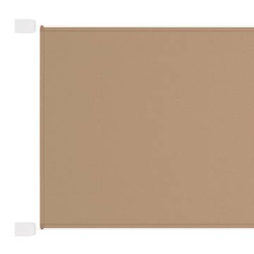  Vertical Awning Taupe 180x800 cm Oxford Fabric