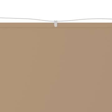  Vertical Awning Taupe 180x800 cm Oxford Fabric