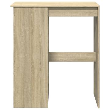  Bar Table with Racks Sonoma Oak 90x47.5x103.5 cm Engineered Wood