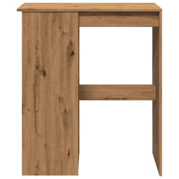  Bar Table with Racks Artisan Oak 90x47.5x103.5 cm Engineered Wood