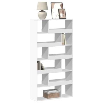  Bookcase White 100x33x187.5 cm Engineered Wood