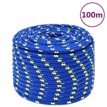 Boat Rope Blue 14 mm 100 m Polypropylene