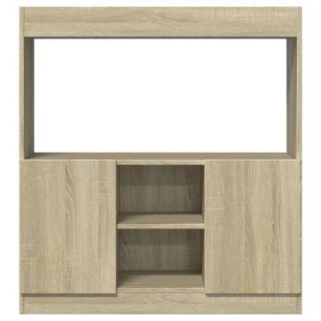  Highboard Sonoma Oak 92x33x100 cm Engineered Wood