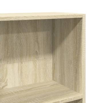  Bookcase Sonoma Oak 40x24x143 cm Engineered Wood