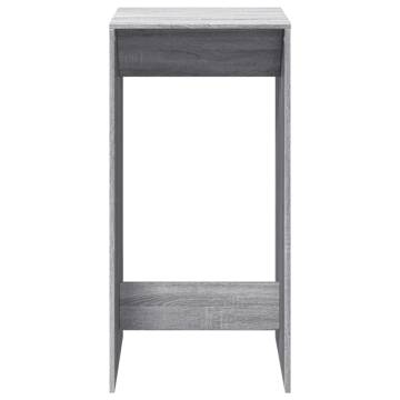  Bar Table Grey Sonoma 51x50x103.5 cm Engineered Wood