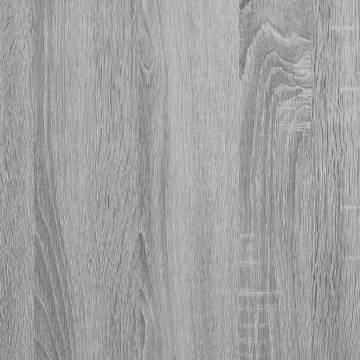  Highboard Grey Sonoma 92x33x100 cm Engineered Wood